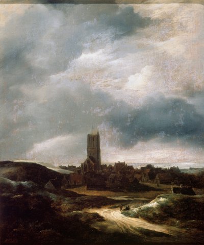 Vista de Egmond-aan-Zee, c1655 de Jacob van Ruisdael