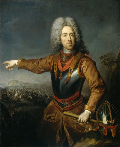 Retrato del Príncipe Eugenio de Saboya 1663-1736, 1718 de Jacob van Schuppen
