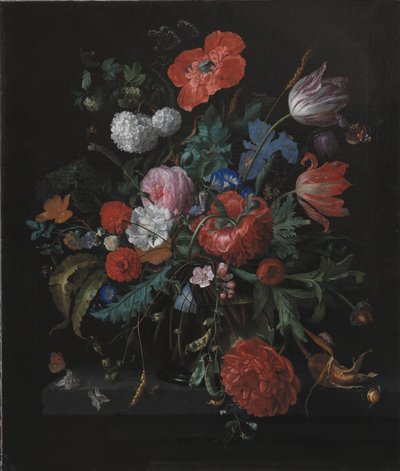 Un ramo de flores de Jacob van Walscapelle