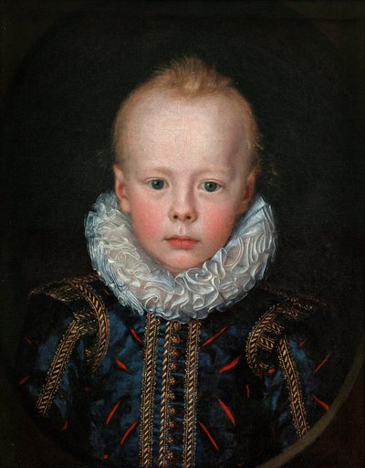 Retrato infantil de un príncipe (óleo sobre lienzo) de Jacob van der (fl.1610 29) Doordt