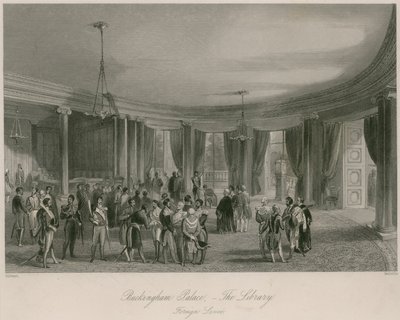 Palacio de Buckingham, la biblioteca, recepción extranjera de Jacob van der Heyden