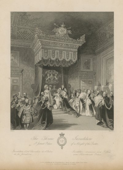 La investidura del trono de un Caballero de la Jarretera de Jacob van der Heyden