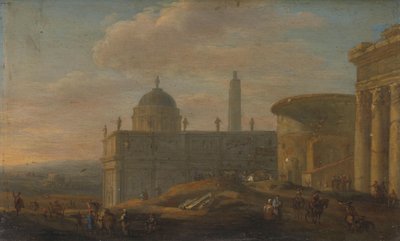 Vista de la ciudad italiana de Jacob van der Ulft