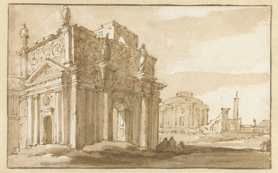 Ruinas romanas de Jacob van der Ulft