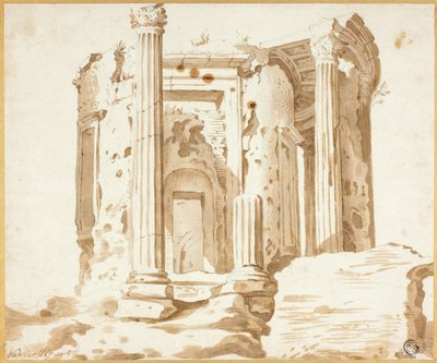 Templo en Tívoli de Jacob van der Ulft