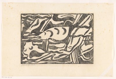 Compositie XIII (título original) de Jacoba van Heemskerck (signed by artist)
