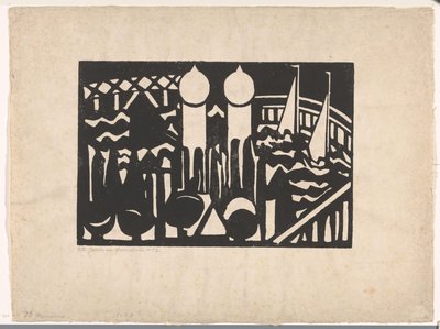 Compositie XVI nº 2 (título original en el objeto) de Jacoba van Heemskerck (signed by artist)