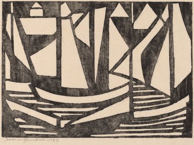 Barcos, 1915 de Jacoba van Heemskerck van Beest
