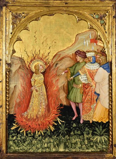 Martirio de Santa Lucía, c.1410 de Jacobello del Fiore.