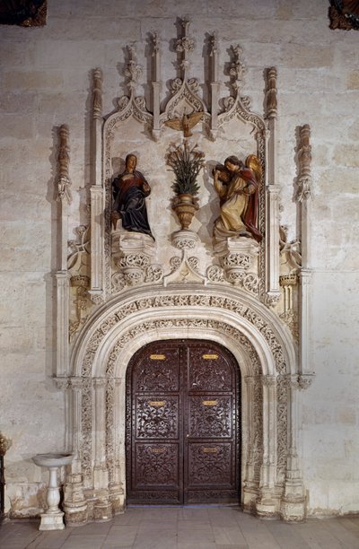 Anunciación, portal de la Sacristía de Jacobo Florentino