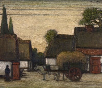 Carro de heno (óleo sobre lienzo) de Jacobs Smits