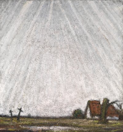 El cielo sobre los escombros (óleo sobre lienzo) de Jacobs Smits