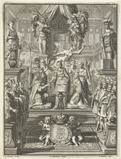 Coronación de Guillermo III y María Estuardo, 1689 de Jacobus Baptist