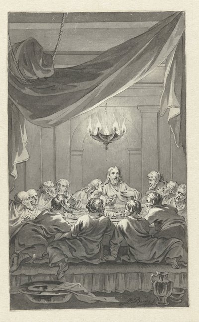 la cena del señor de Jacobus Buys