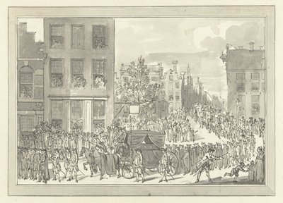 Entierro de Wolter Jan Gerrit baron Bentinck en Amsterdam, 28 de agosto de 1781 de Jacobus Buys