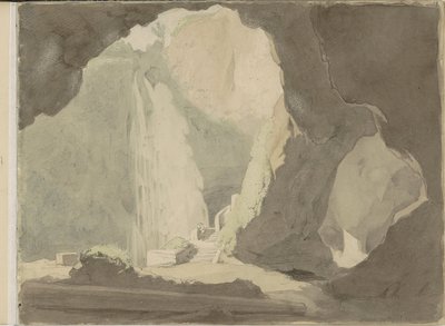 Cascada en Tivoli de Jacobus Everhardus Josephus van den Berg