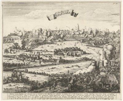 Asedio de Groningen, 1672 Asedio de Groningen (título sobre el objeto) de Jacobus Harrewijn