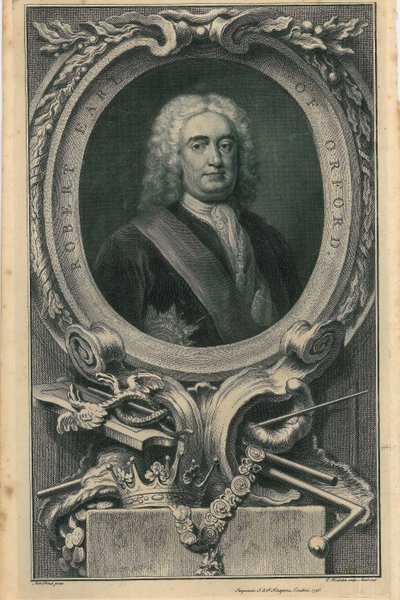 Robert, Conde de Orford, 1746 de Jacobus Houbracken