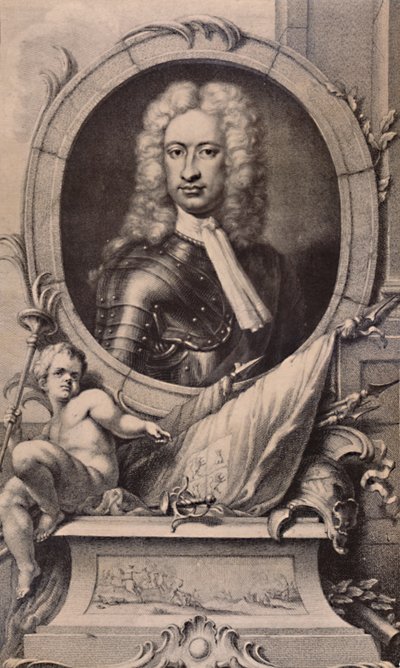 Charles Mordaunt, Conde de Peterborough y Monmouth, soldado inglés, c1740 1894 de Jacobus Houbraken