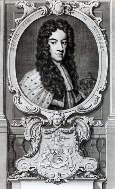 Daniel Finch, 2º Conde de Nottingham y 7º Conde de Winchilsea (1647-1730) de Jacobus Houbraken