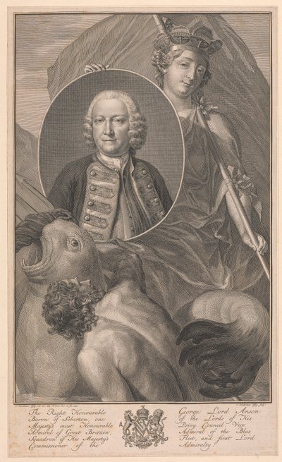 George Lord Anson de Jacobus Houbraken