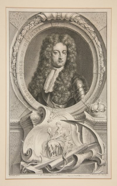 George, Príncipe de Dinamarca de Jacobus Houbraken
