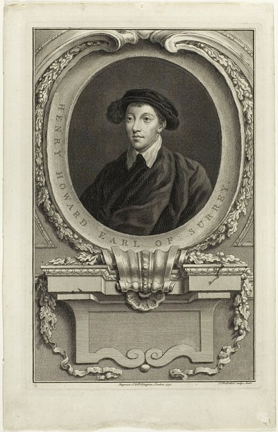 Henry Howard, Conde de Surrey de Jacobus Houbraken
