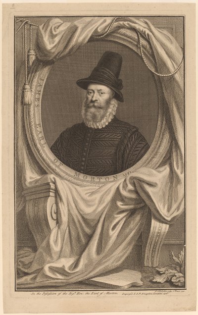 James, Conde de Morton de Jacobus Houbraken