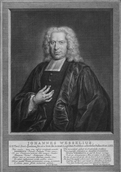 Johann Wessel, c1740s de Jacobus Houbraken