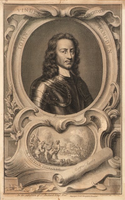 John Hampden de Jacobus Houbraken