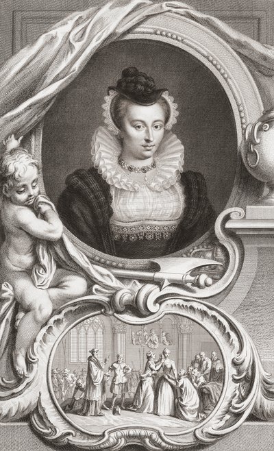 María, Reina de Escocia de Jacobus Houbraken