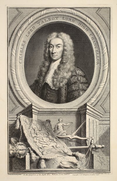 Retrato de Charles, Lord Talbot, ilustración de 