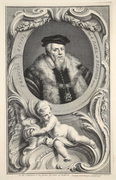 Retrato de Francis Russell, ilustración de 