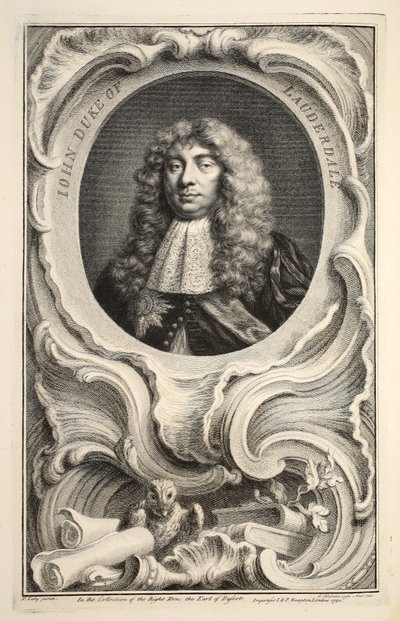 Retrato de John, Duque de Lauderdale, ilustración de 