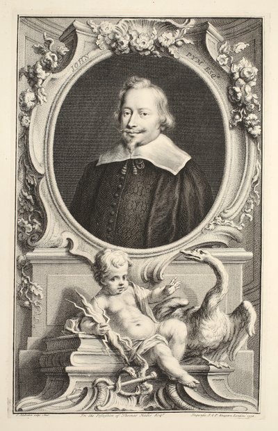 Retrato de John Pym, ilustración de 