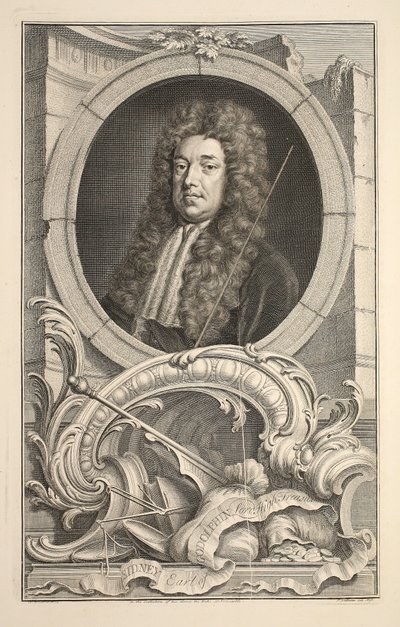 Retrato de Sidney, Conde de Godolphin, ilustración de 