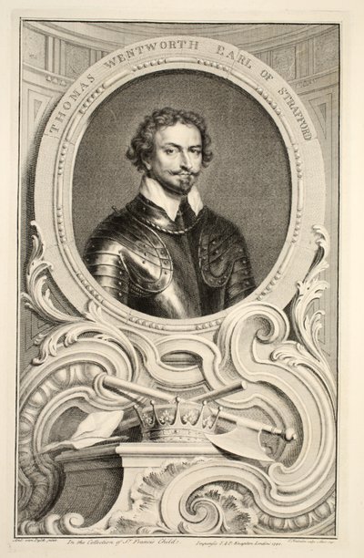 Retrato de Thomas Wentworth, Conde de Stratford, ilustración de 
