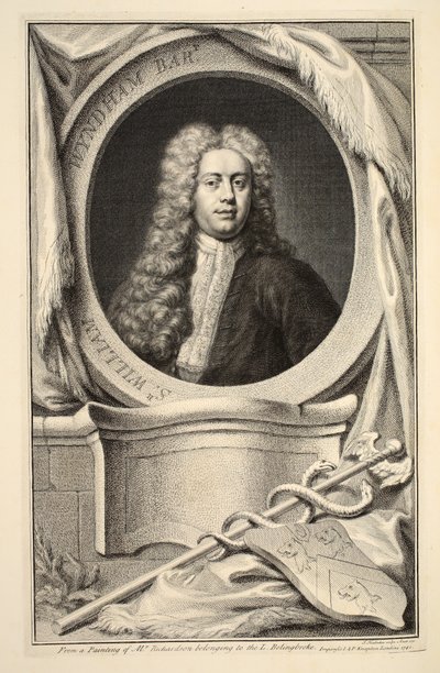 Retrato de William Wyndham, ilustración de 