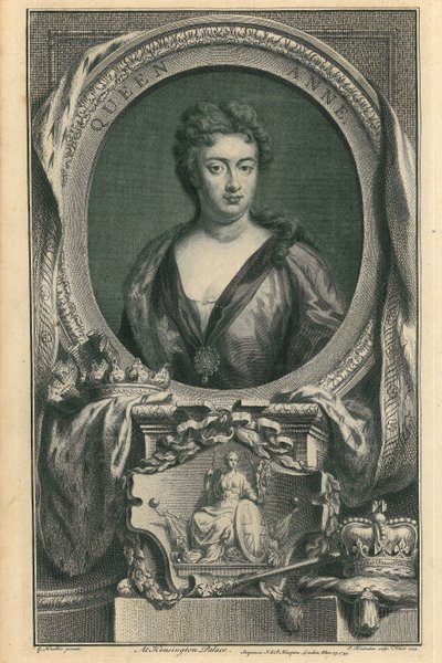Reina Ana de Jacobus Houbraken