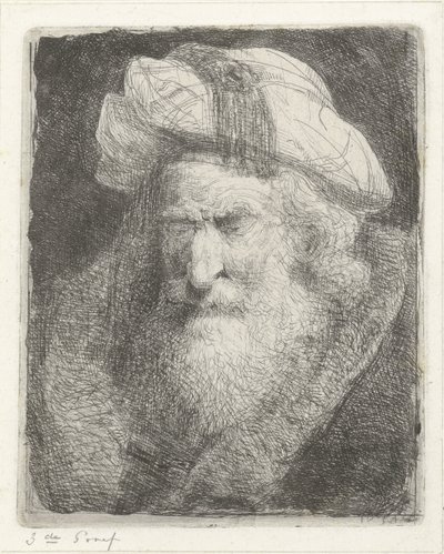 Viejo con barba de Jacobus Ludovicus Cornet