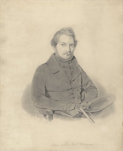 Retrato de Adrien Baron de Constant Rebecque de Jacobus Ludovicus Cornet