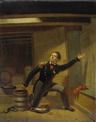 Jan van Speijk enciende la mecha, 5 de febrero de 1831 de Jacobus Schoemaker Doyer