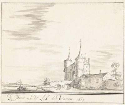 La puerta del Lek en Vianen en 1607 de Jacobus Stellingwerff