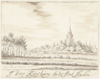 El pueblo de Rijnsburg de Jacobus Stellingwerff