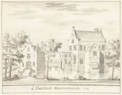 El castillo Groenewoude cerca de Woudenberg, en 1382 