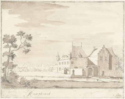 Castillo de Raaphorst cerca de Wassenaar Raaphorst (título sobre el objeto) de Jacobus Stellingwerff
