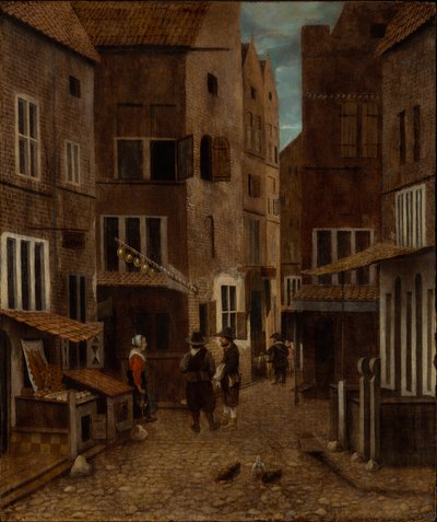 Escena callejera de Jacobus Vrel