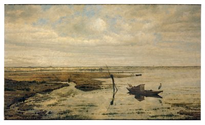 Pantano cerca de Putte (óleo sobre tabla) de Jacobus Vrel or Frel