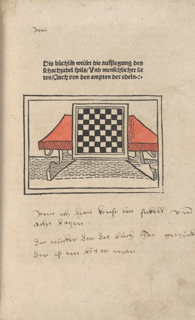 El Libro del Ajedrez, 1483 de Jacobus de Cessolis
