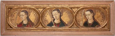Tres vírgenes mártires de Jacomart c.1413 61 Baco